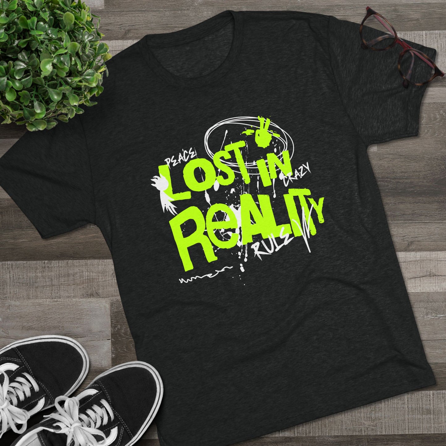 Lost in Reality, Unisex Tri-Blend Crew Tee