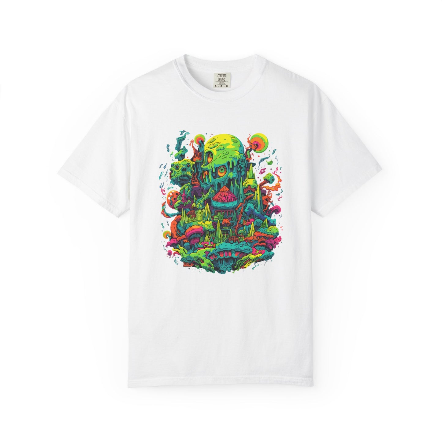Psychedelic Dream Graphic T-Shirt — Sticky Trippy Art Tee