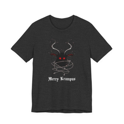 Krampus Graphic Tee — "Merry Krampus" Holiday Horror T-Shirt