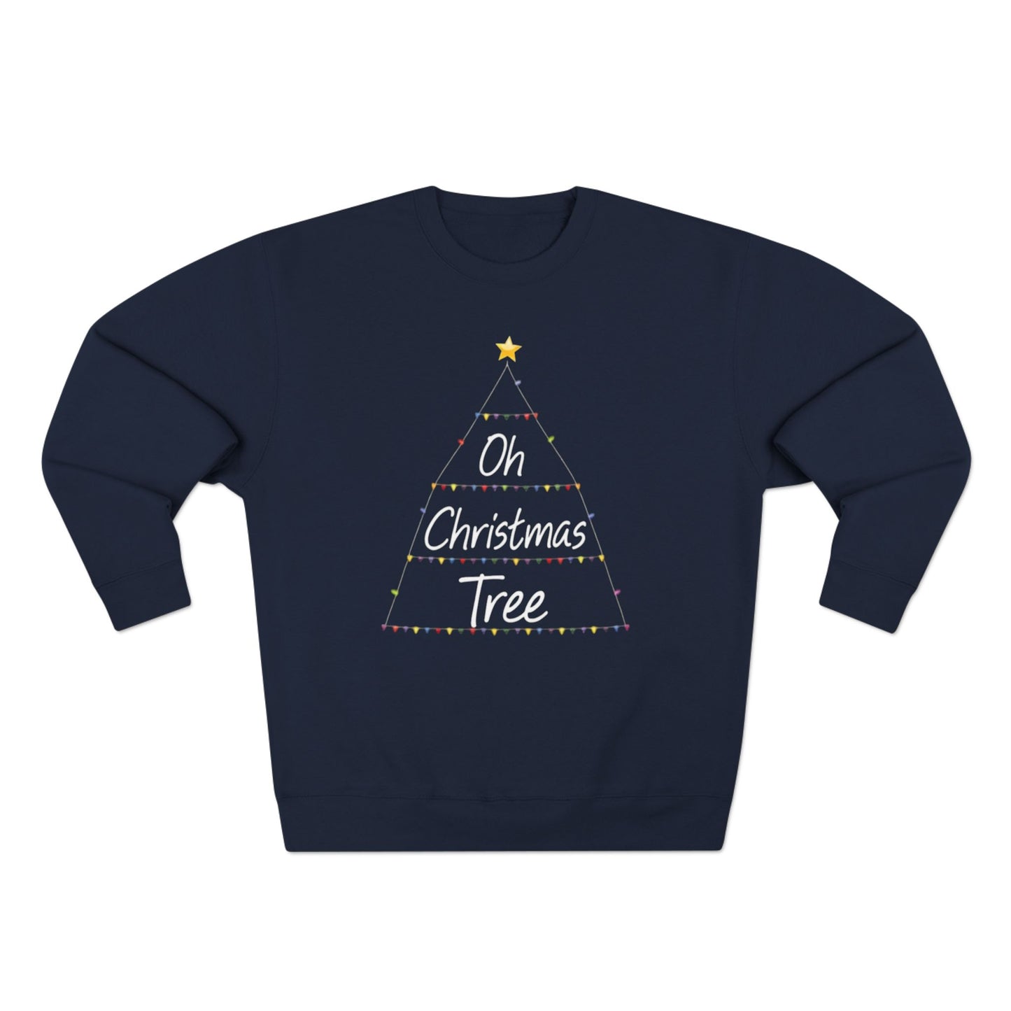 Oh Christmas Tree Sweatshirt — Minimal Holiday Crewneck