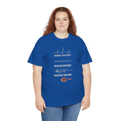 Bears Heartbeat Monitoring Tee — "Normal Heartbeat / Deceased Heartbeat / Heartbeat Watching" Graphic T-Shirt