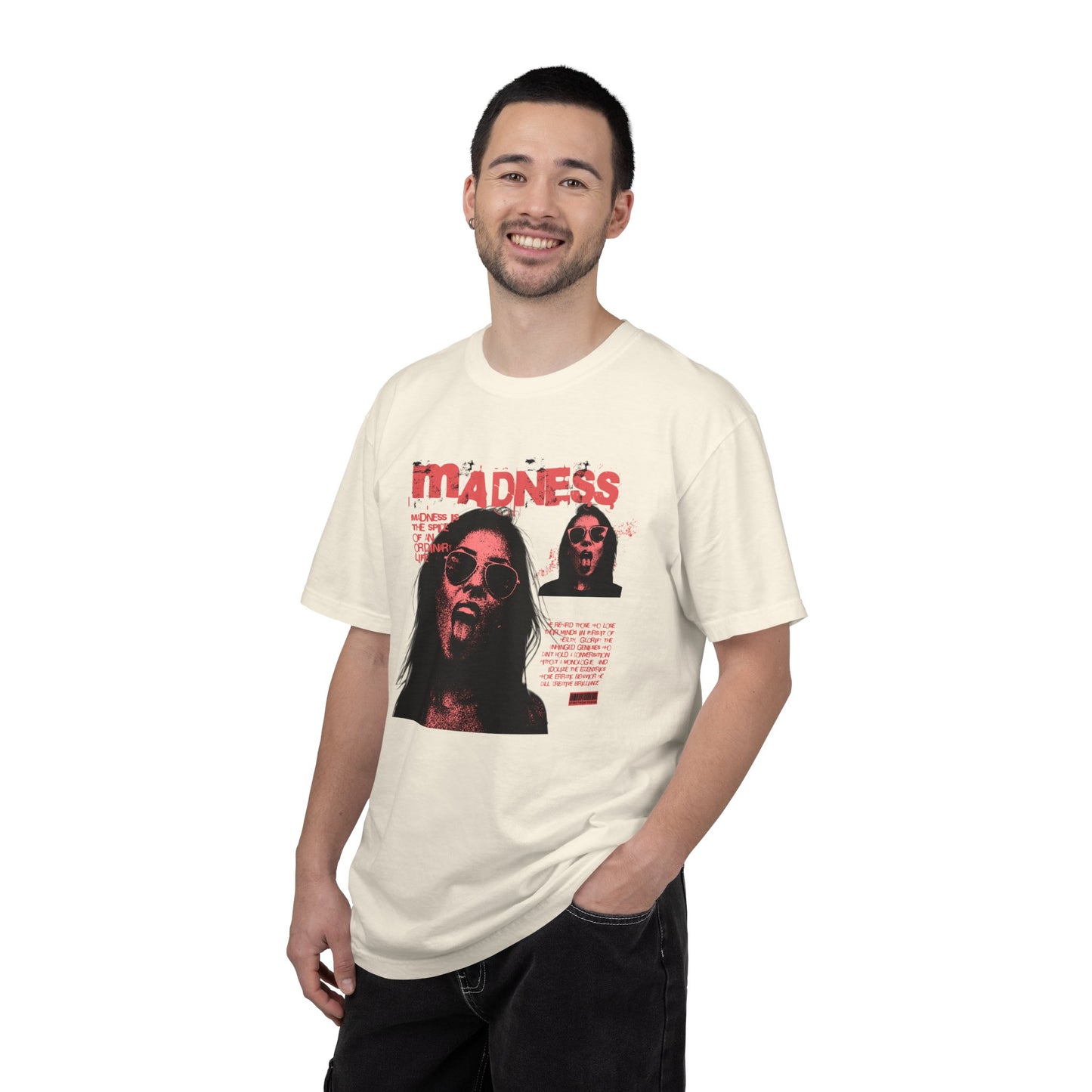 Madness Vintage Photo Graphic T‑Shirt