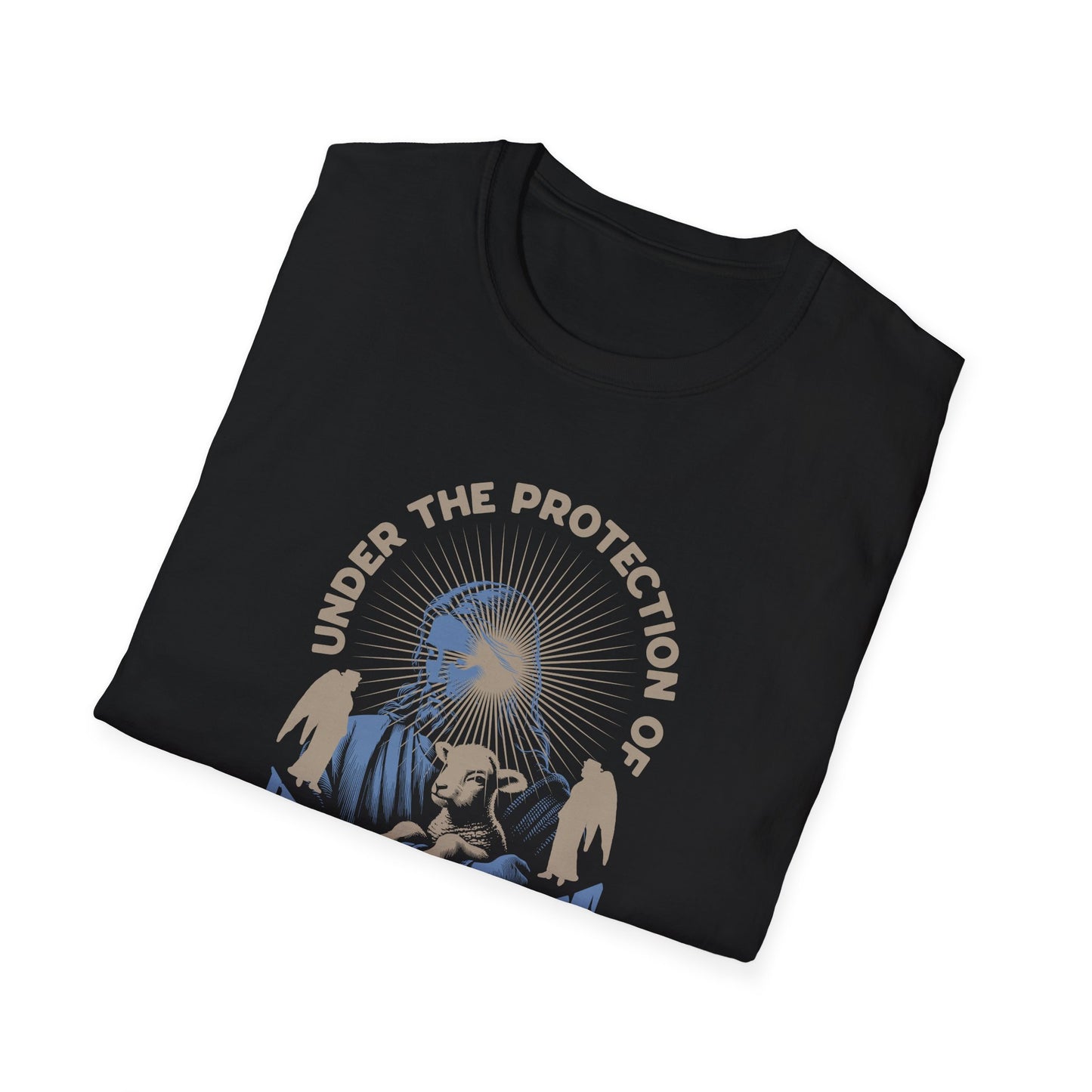 Jesus Christ Protection T-Shirt — “Under the Protection of Jesus Christ” Christian Tee
