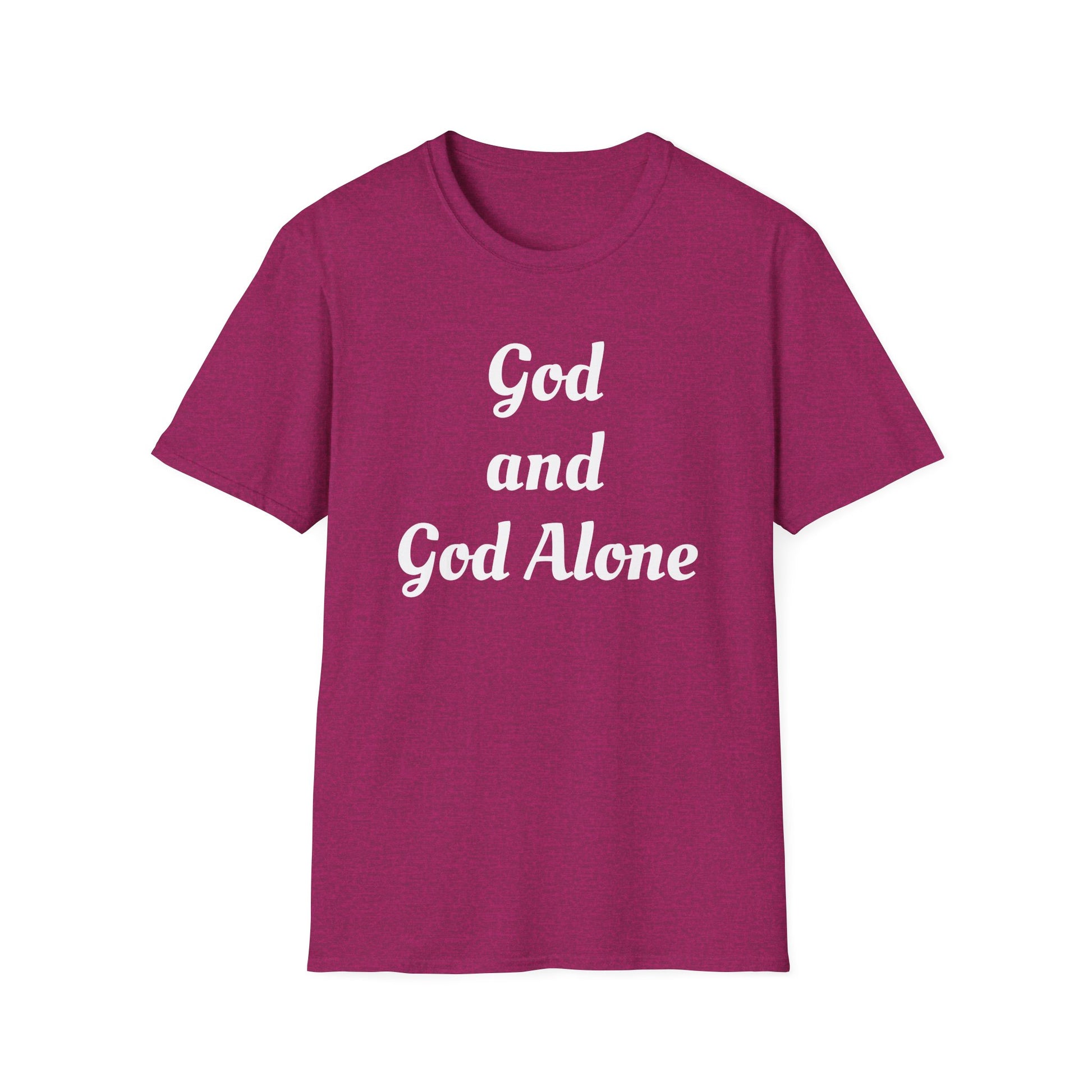 God Alone, Unisex Softstyle T-Shirt - Psychonaut Swag