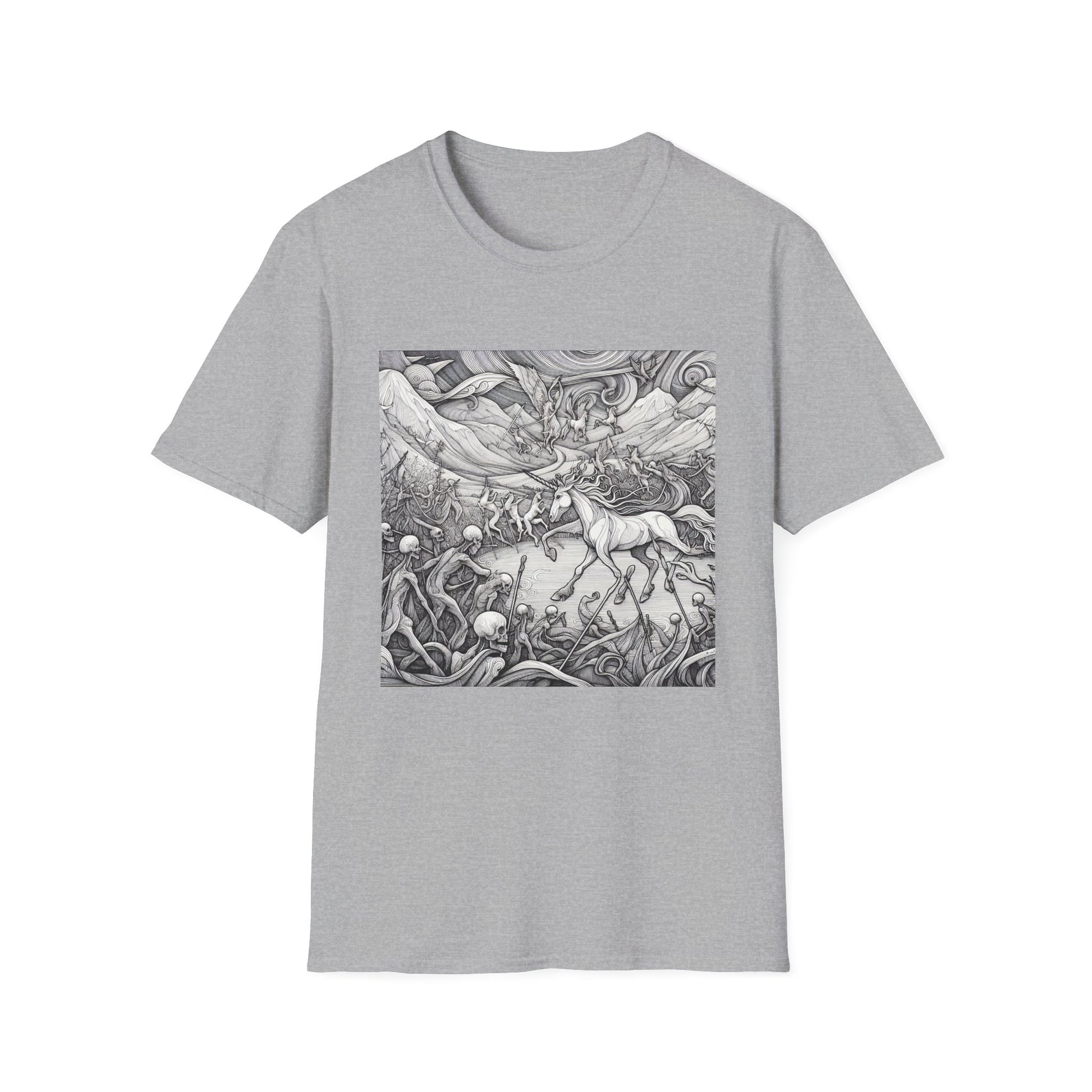 Unicorn Unisex Softstyle T-Shirt - Psychonaut Swag