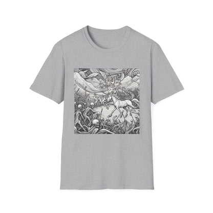 Unicorn Unisex Softstyle T-Shirt - Psychonaut Swag