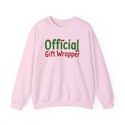 Christmas 'Official Gift Wrapper' Sweatshirt - Funny Holiday Gift Wrapping Tee