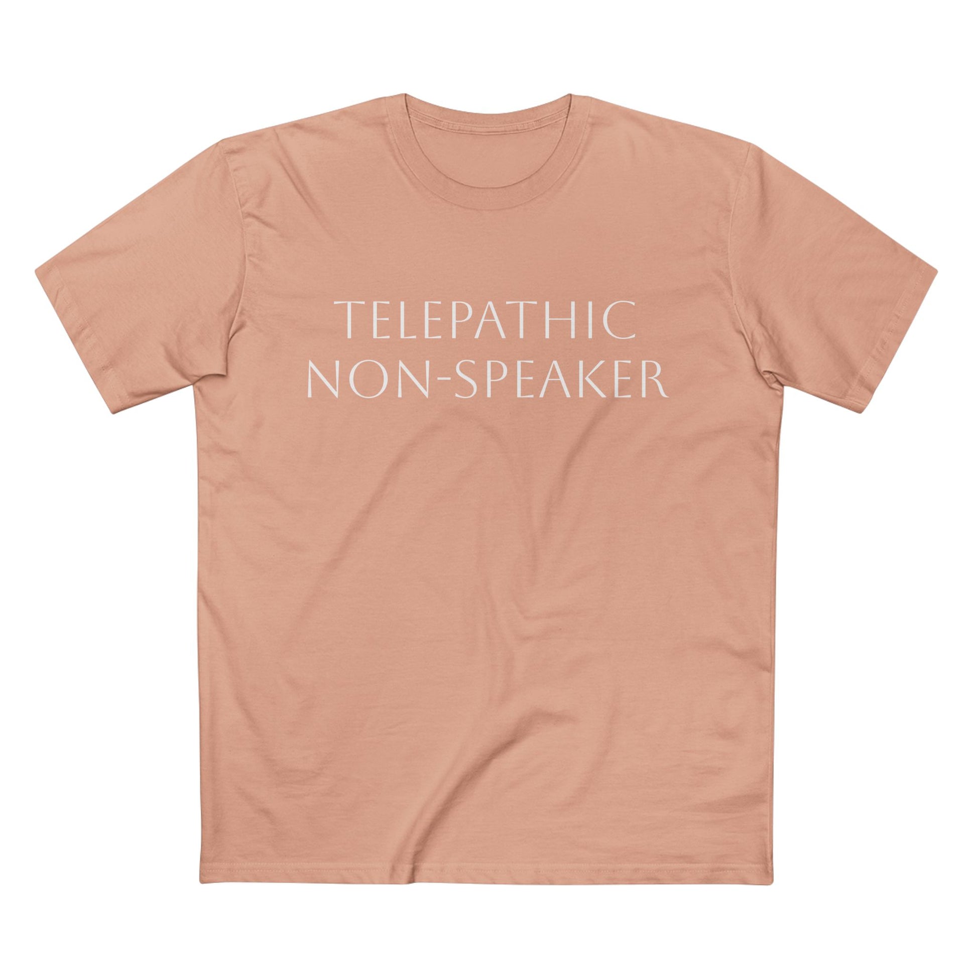 Telepathic Non-Speaker, Adult Staple Tee - Psychonaut Swag