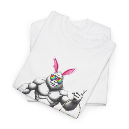 Muscular Easter Bunny T-Shirt — Funny Easter Basket Tee