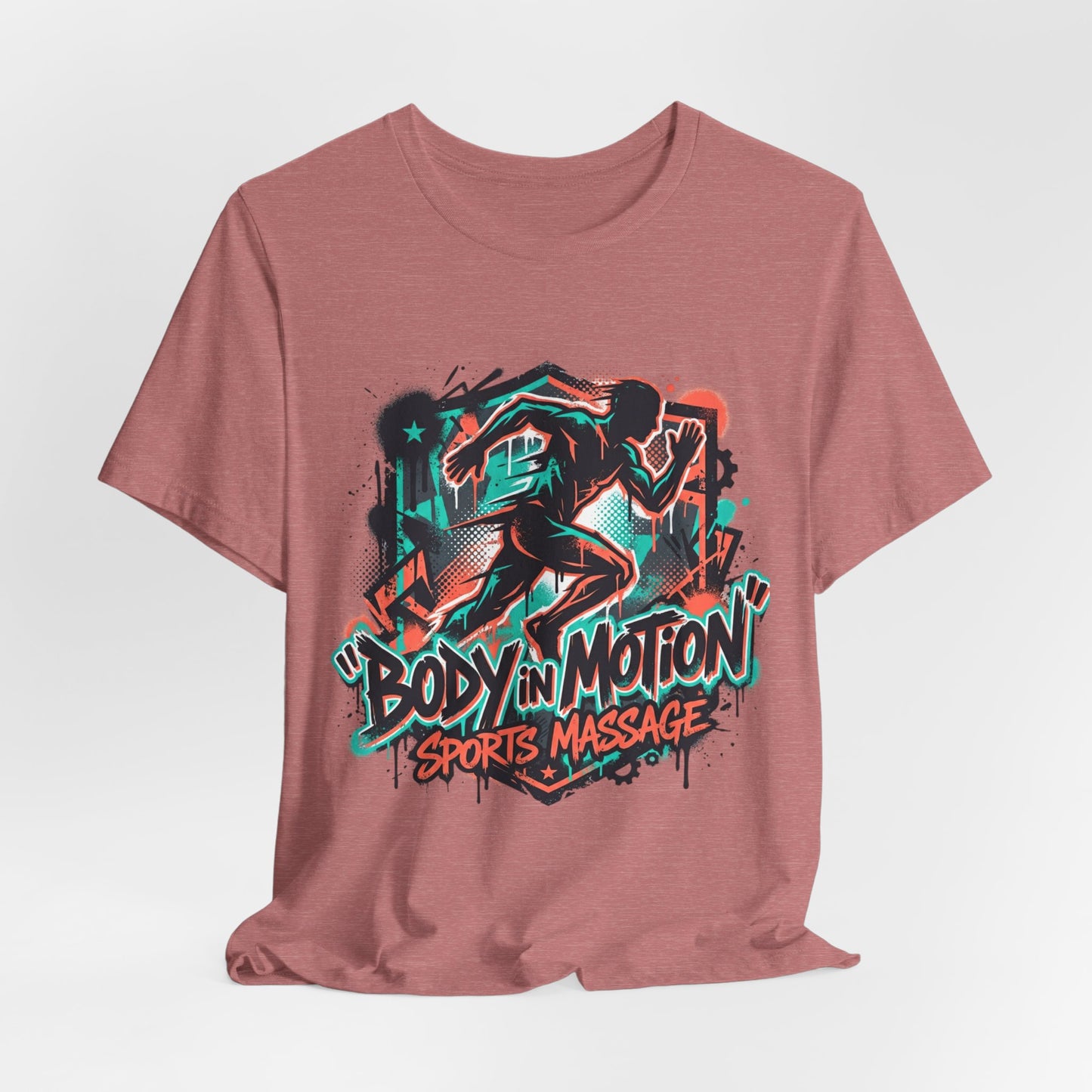 Sports Massage T-Shirt — Athletic Runner Graphic Tee