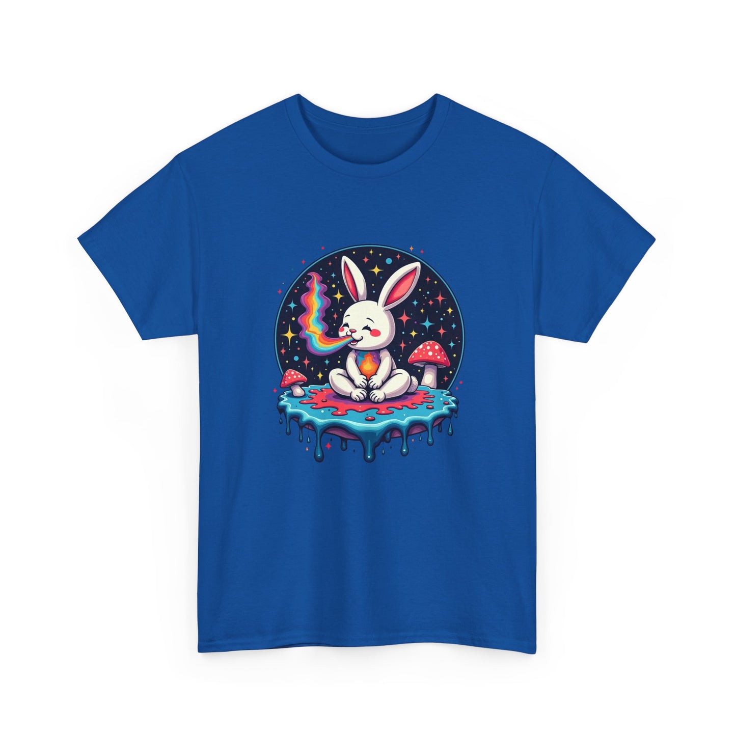 Mystical Bunny Tee — Cute Meditating Rabbit Graphic T-Shirt