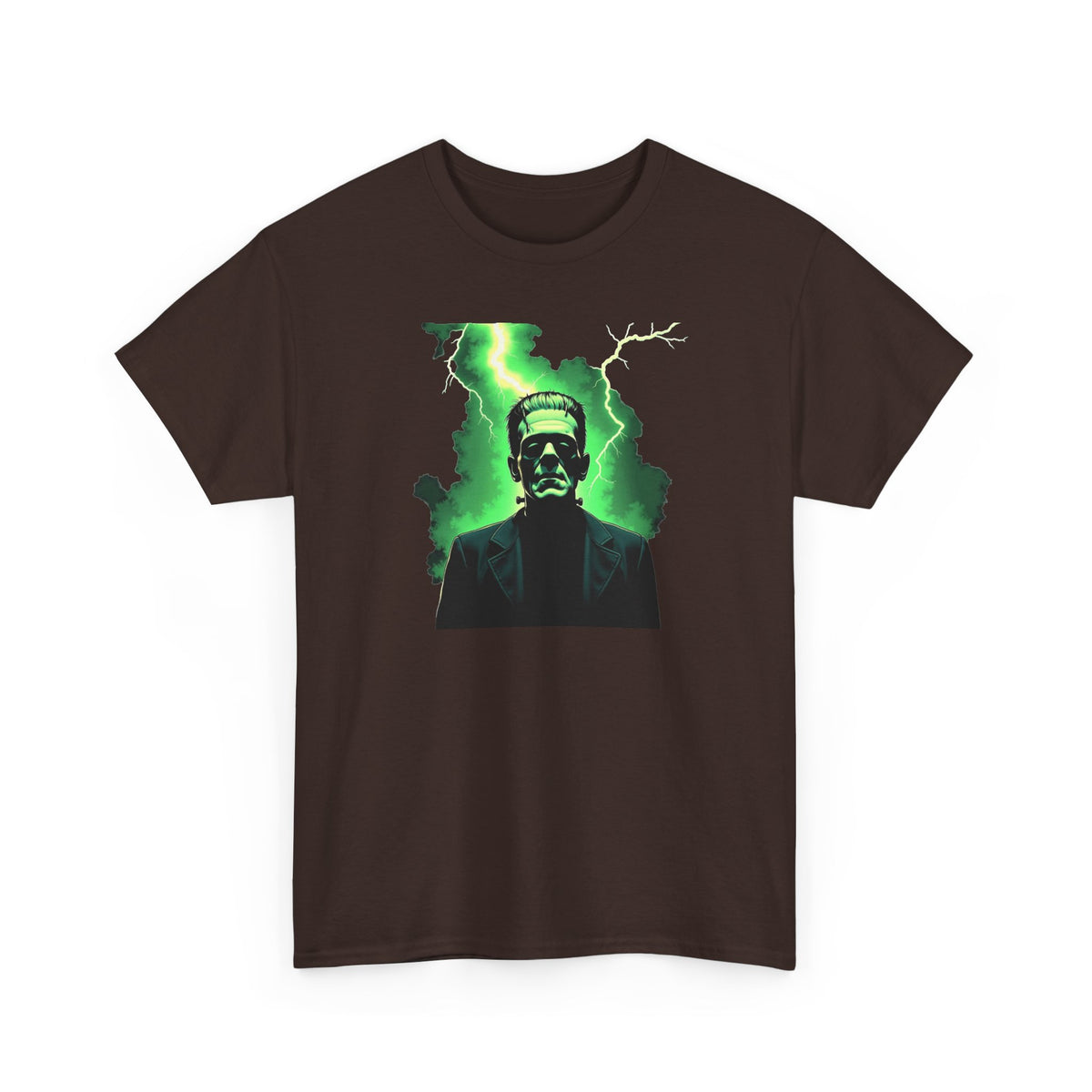 O.G. Monster Lightning Tee – Neon Green Monster Graphic T-Shirt