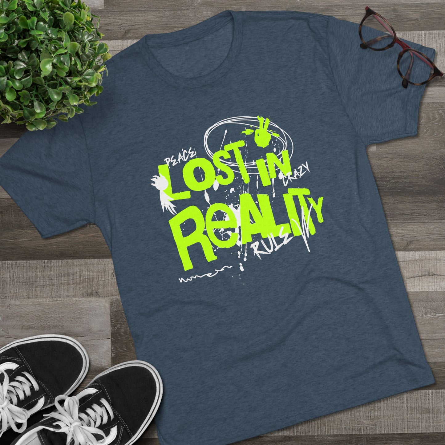 Lost in Reality, Unisex Tri-Blend Crew Tee