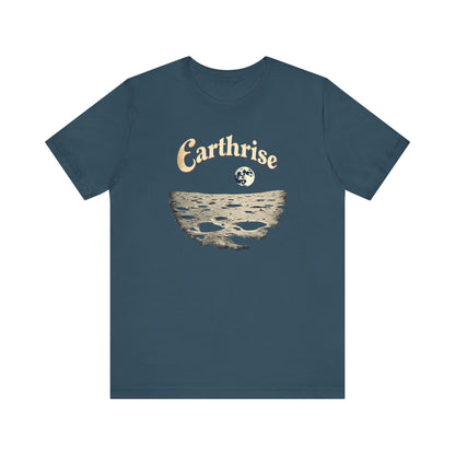 Earthrise Unisex Tee | Vintage Style Graphic Shirt, Eco-Friendly Apparel, Gift for Nature Lovers, Casual Wear, Astronomy Gift