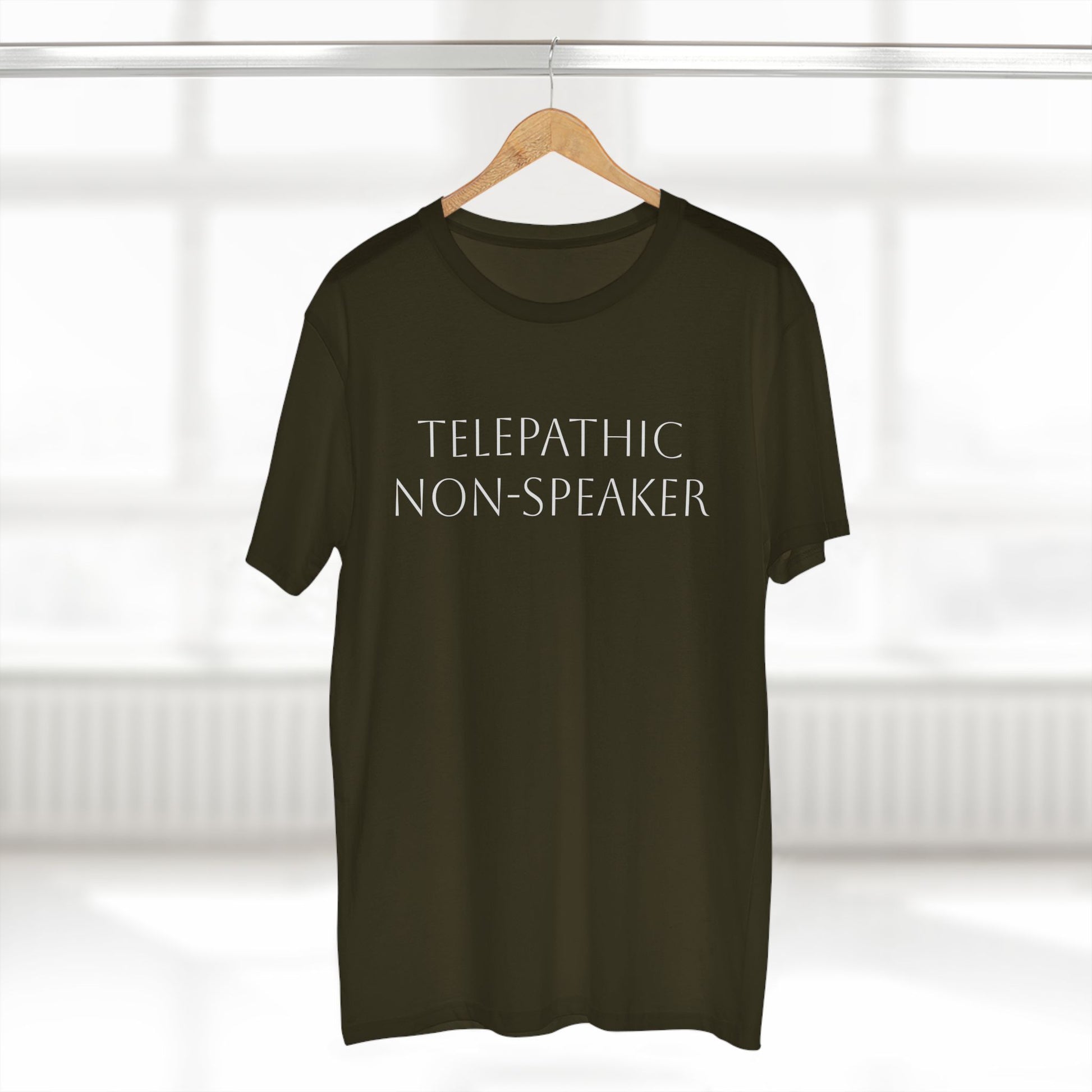 Telepathic Non-Speaker, Adult Staple Tee - Psychonaut Swag