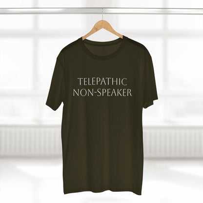 Telepathic Non-Speaker, Adult Staple Tee - Psychonaut Swag