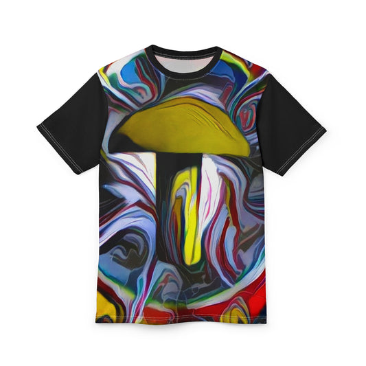 Mega Shroom, Unisex Cut & Sew Tee (AOP) - Psychonaut Swag