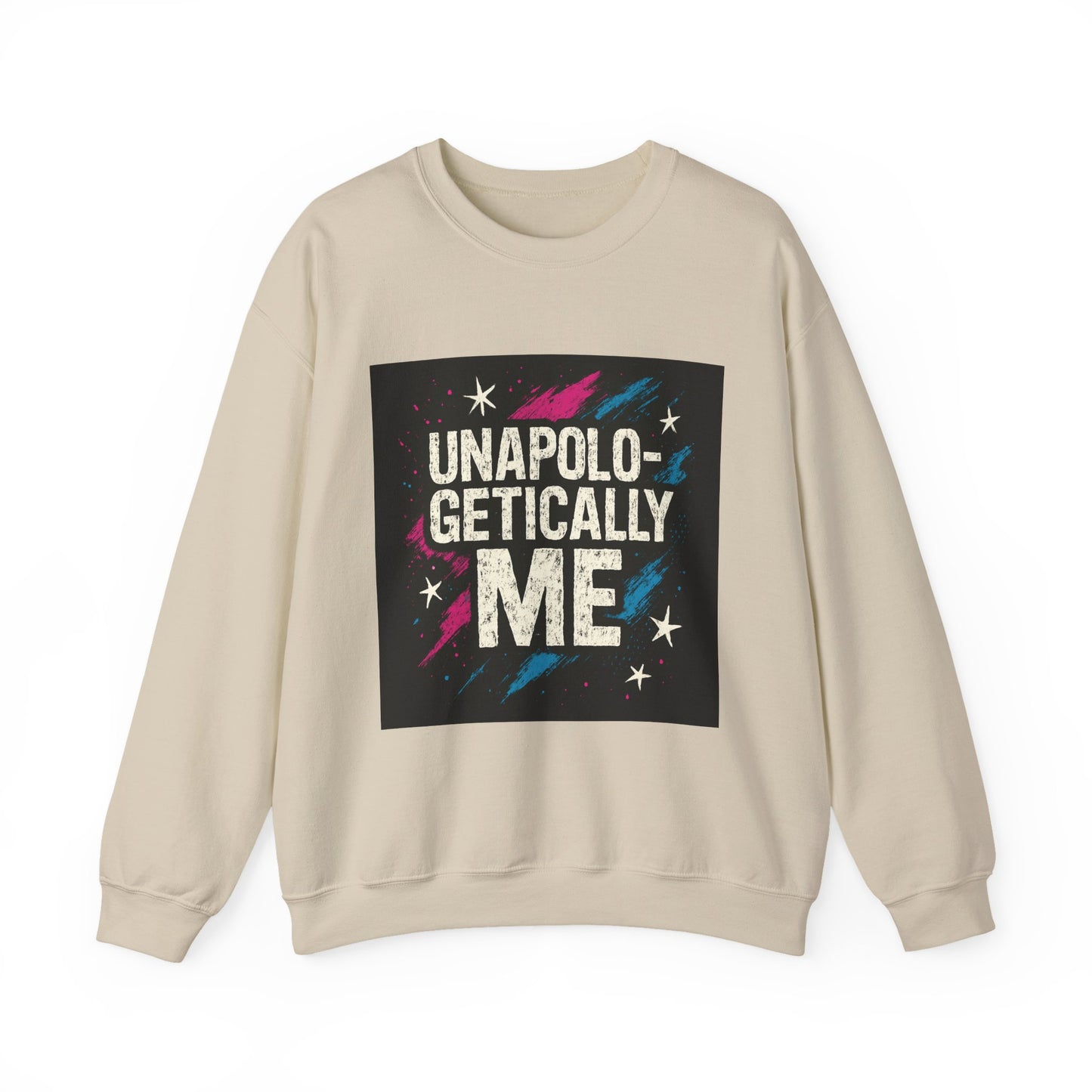 Sweatshirt — "Unapologetically Me" Graphic Crewneck