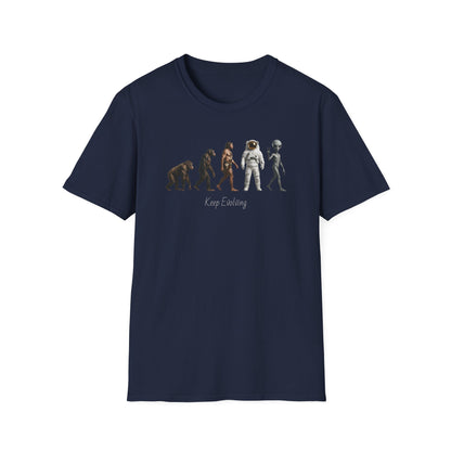 Evolution of Man to Alien T-Shirt — Ape to Alien Graphic Tee