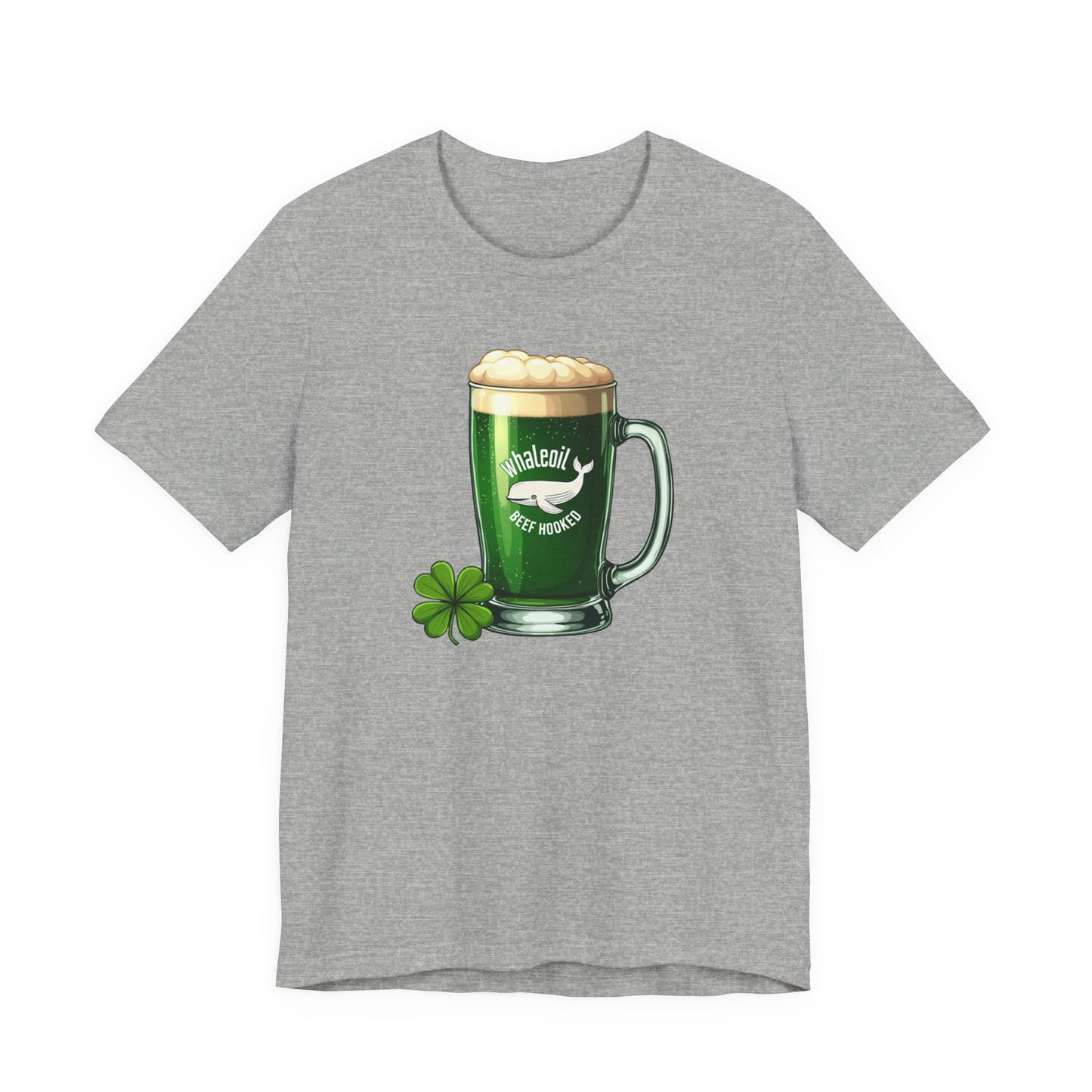 St. Patrick's Day Green Beer T-Shirt — Lucky Shamrock Pint Graphic Tee