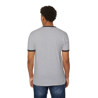 Here for the Treats! Halloween Cat Ringer T-Shirt