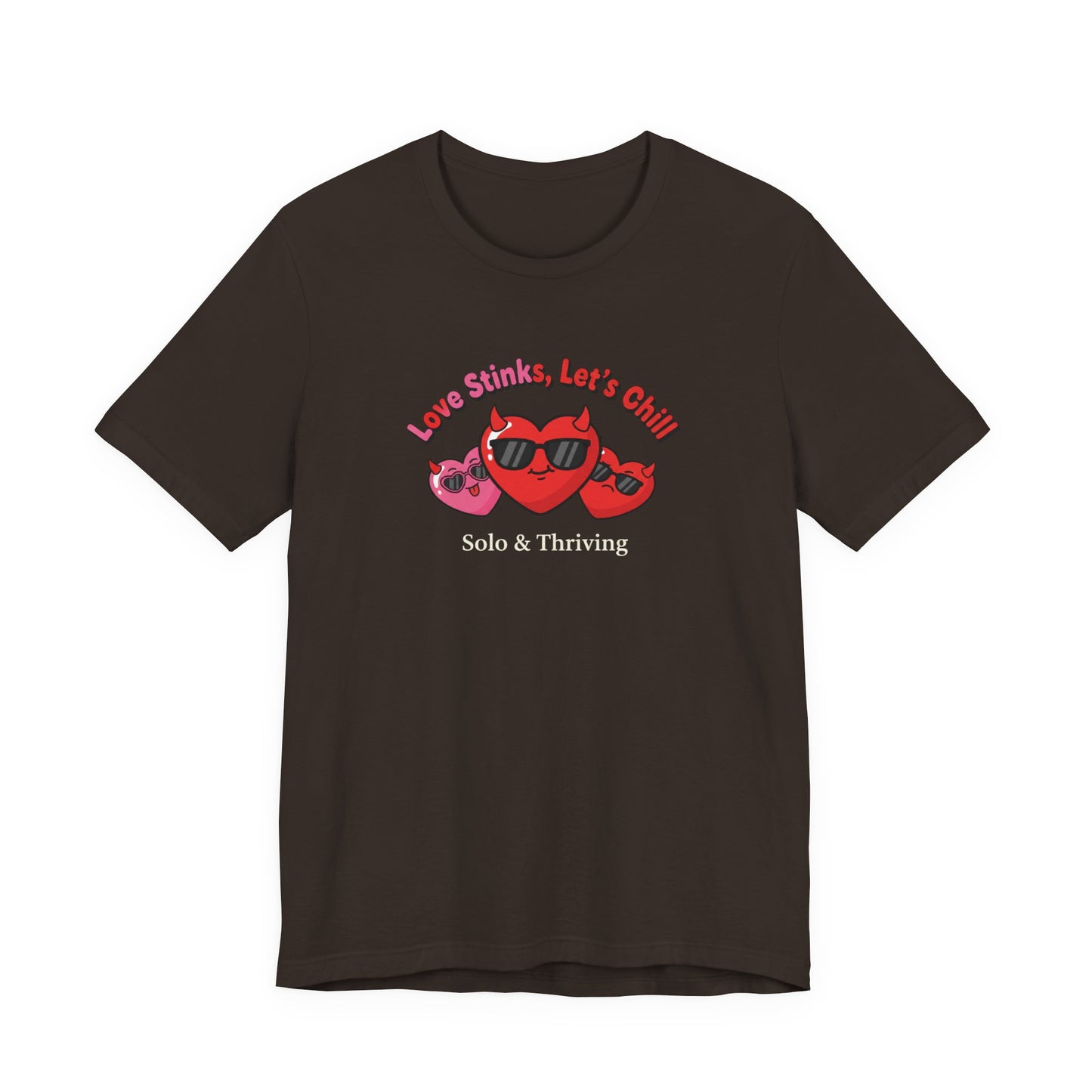 Love Smiles Tee — Retro Heart Sunglasses Graphic T-Shirt