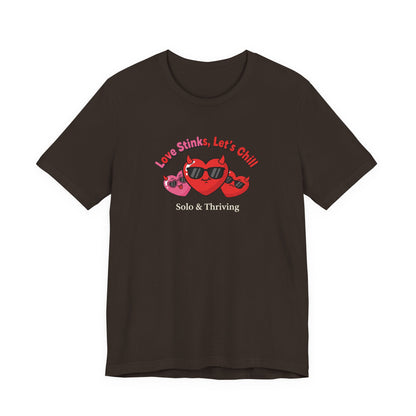 Love Smiles Tee — Retro Heart Sunglasses Graphic T-Shirt