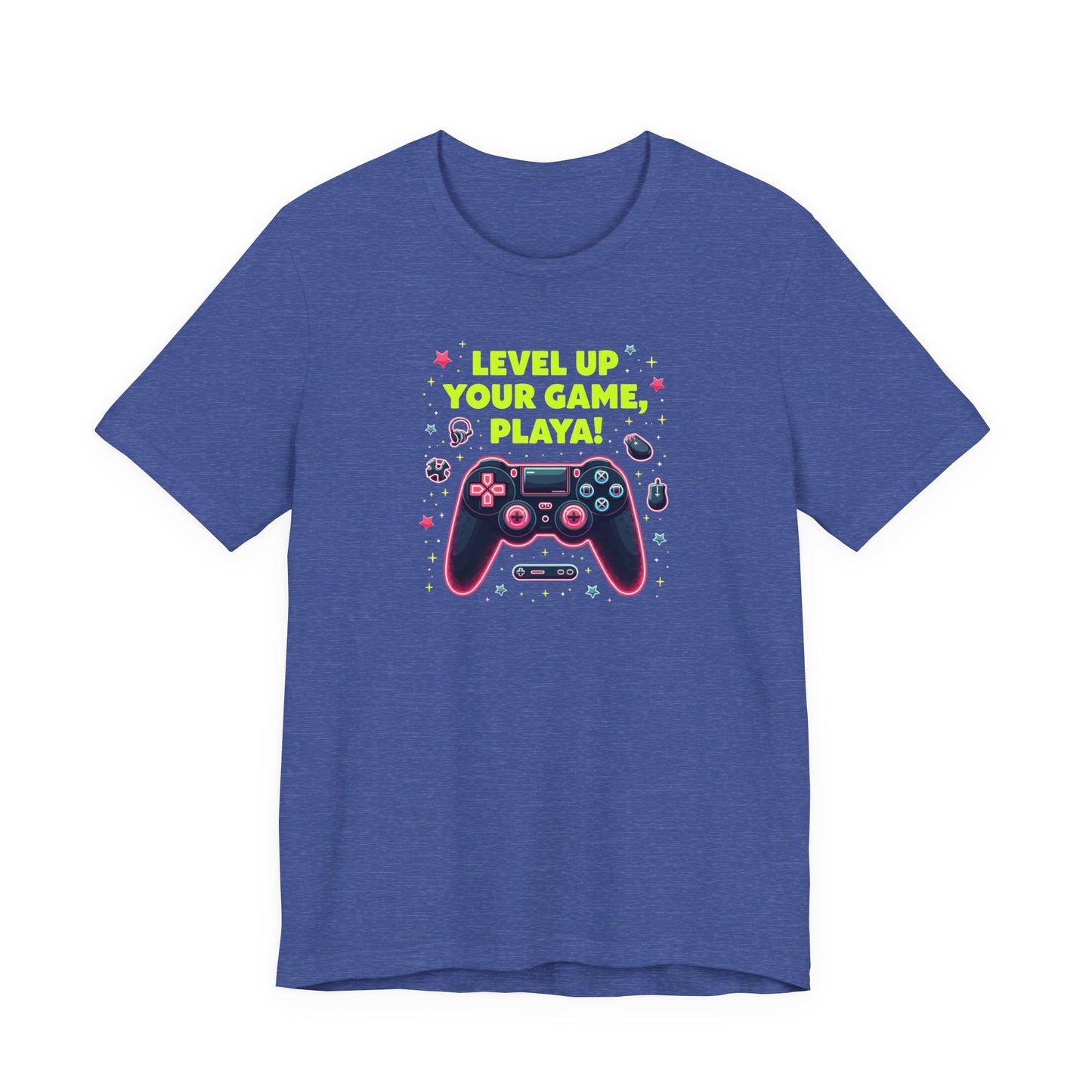 Level Up Your Game Playah! Gaming T-Shirt — Retro Controller Design