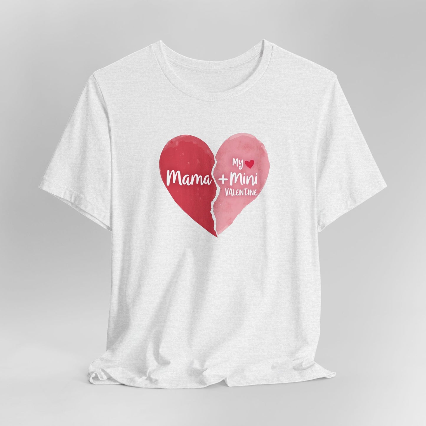 Mama + Mini Valentine T-Shirt — Matching Mother & Child Heart Tee