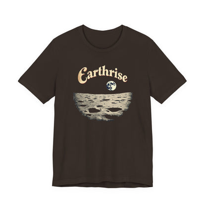 Earthrise Unisex Tee | Vintage Style Graphic Shirt, Eco-Friendly Apparel, Gift for Nature Lovers, Casual Wear, Astronomy Gift