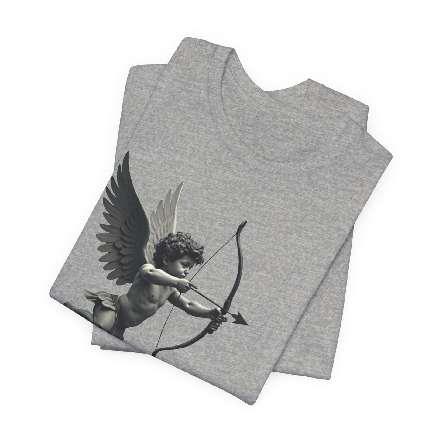 Cupid Graphic Tee — "Aiming for Love" Vintage Valentine T‑Shirt