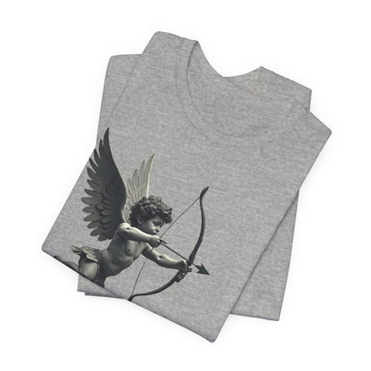 Cupid Graphic Tee — "Aiming for Love" Vintage Valentine T‑Shirt