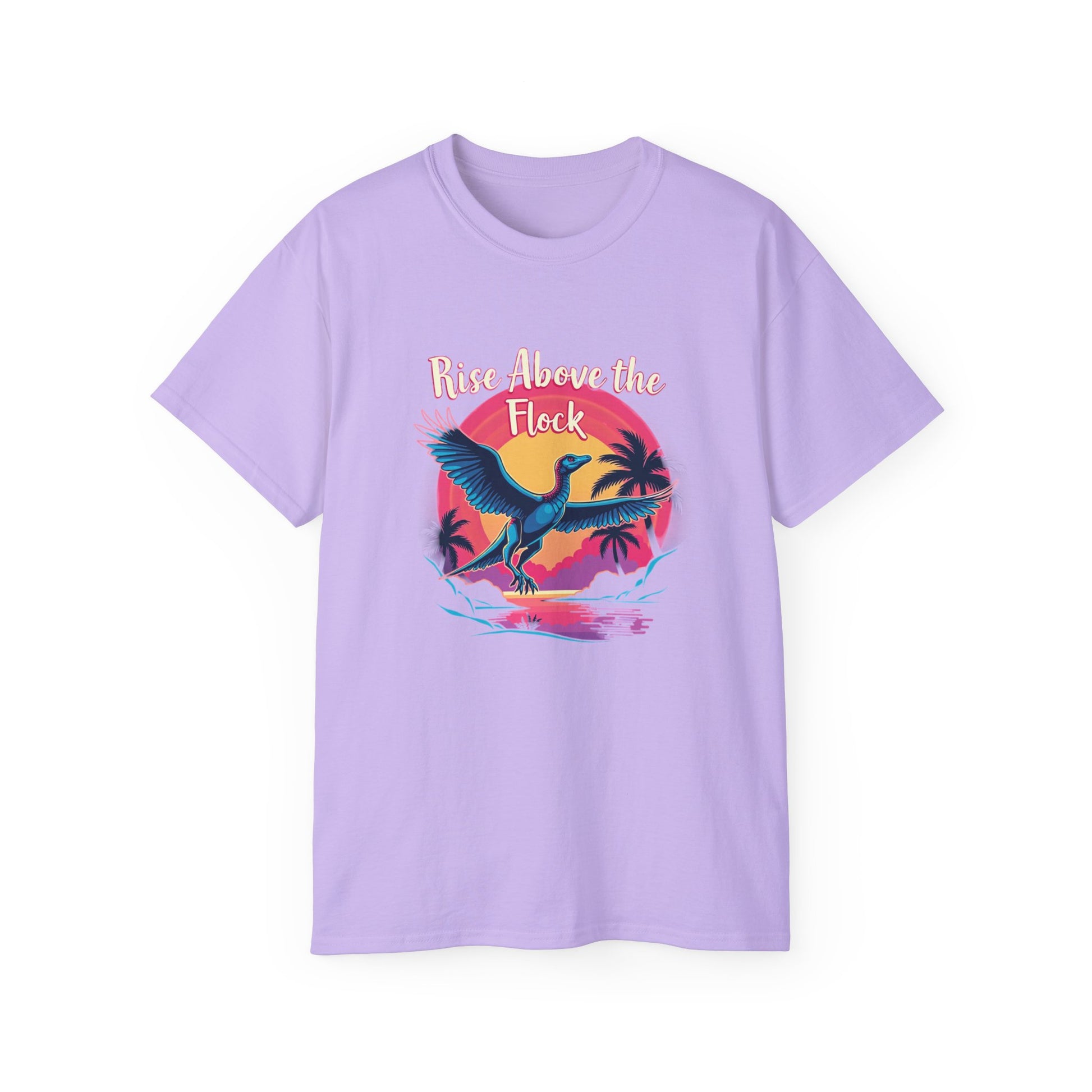 Rise Above the Flock Unisex Ultra Cotton Tee - Tropical Vibe Shirt - Psychonaut Swag