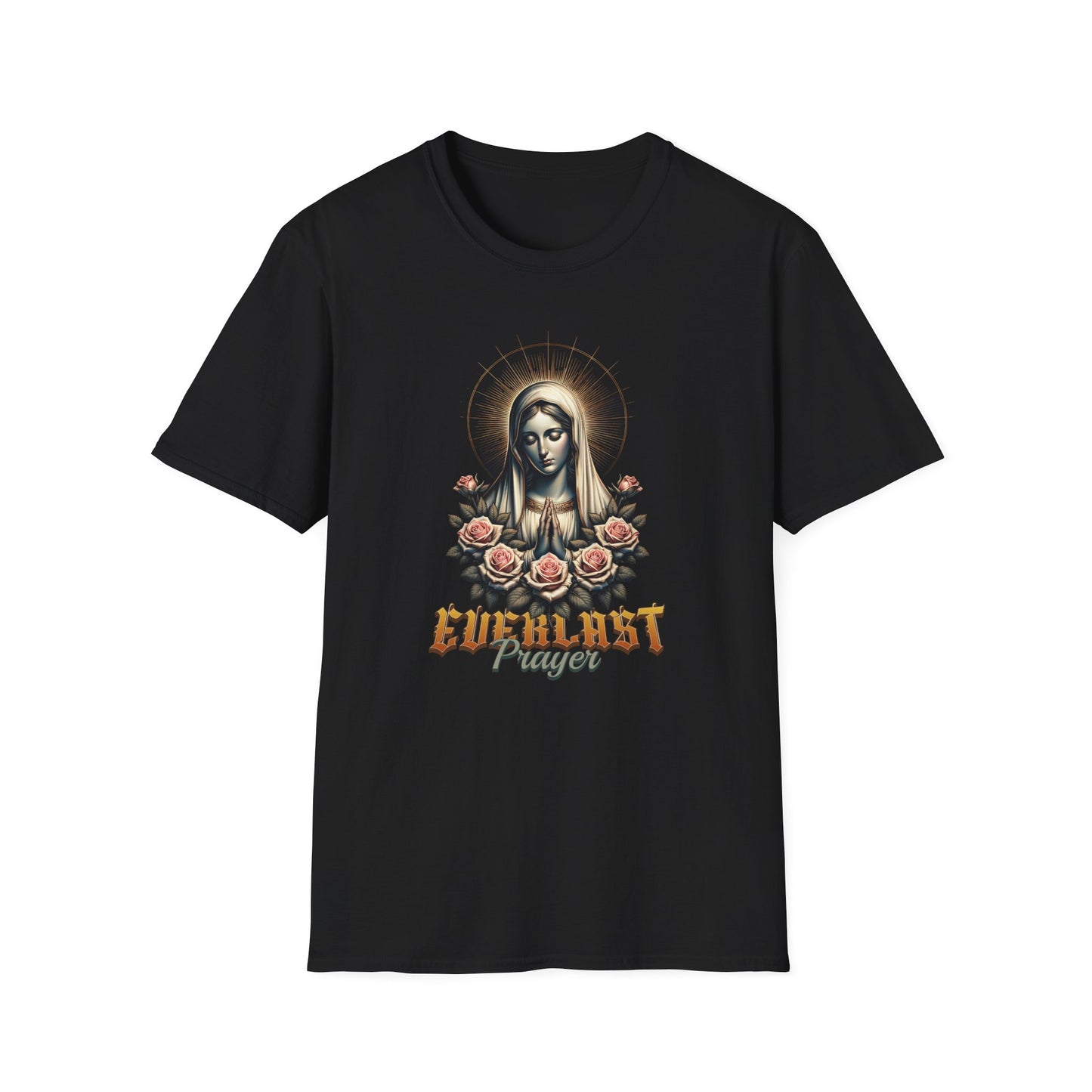 Prayer Rose T-Shirt — Vintage Madonna 'Everlast Prayer' Graphic