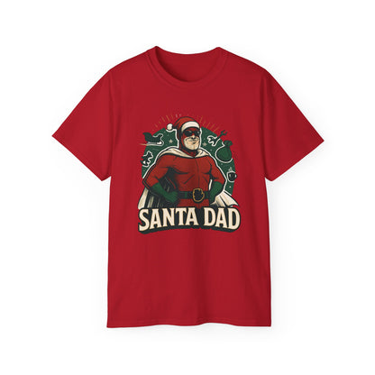 Santa Dad T-Shirt — Retro Vintage Father Christmas Tee for Dads