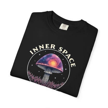 Inner Space Explorer T-Shirt, Unisex Graphic Tee, Cosmic Mushroom Apparel, Gift for Nature Lovers, Casual Wear for Adventurers - Psychonaut Swag