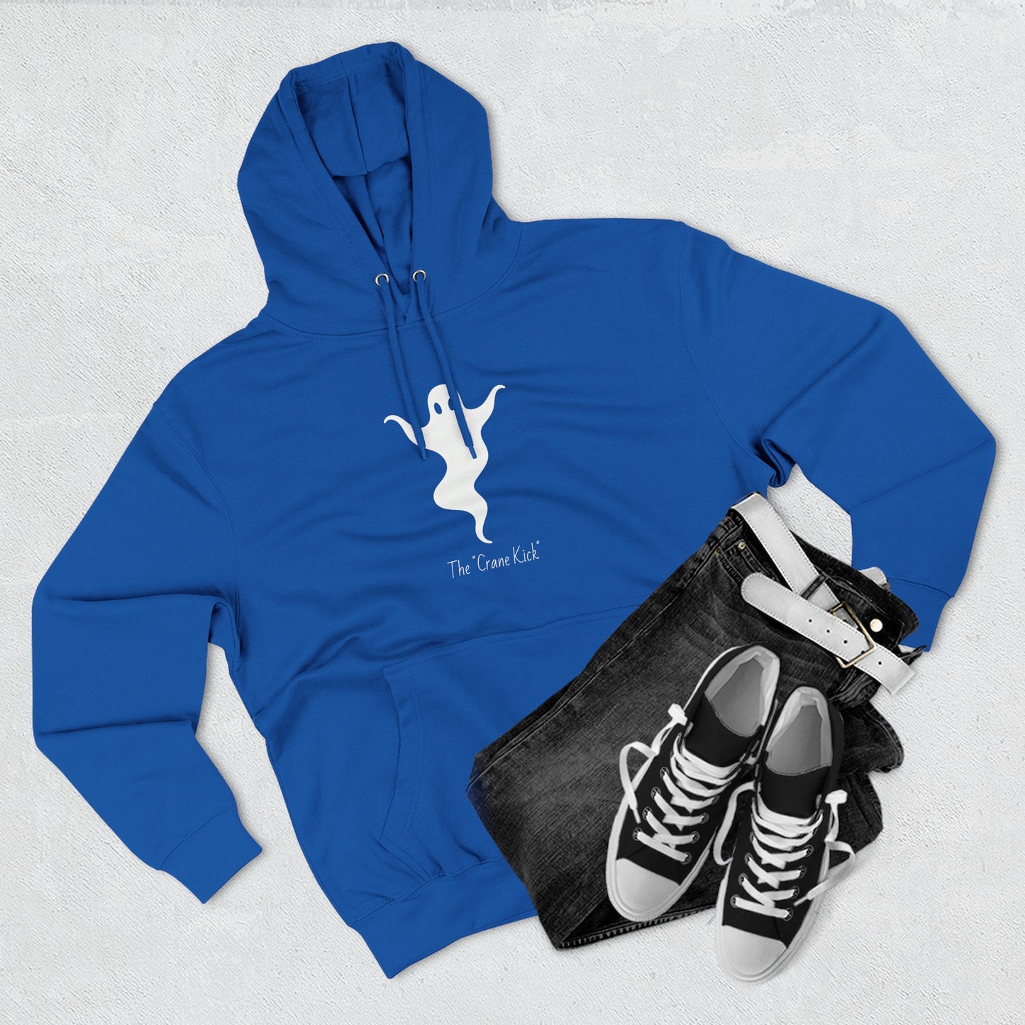 Ghost “Crane Kick” - Cute Halloween Pullover