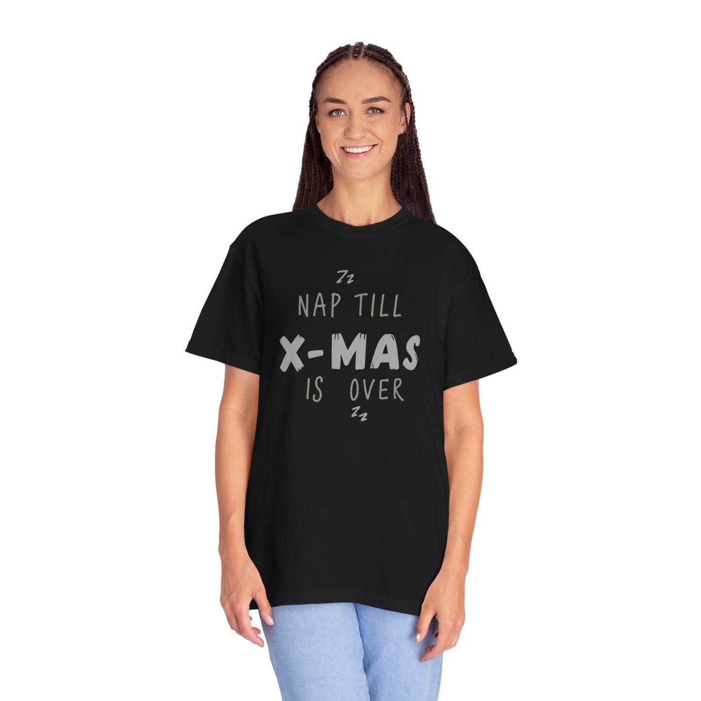 Nap Till X-Mas T-Shirt — Funny Christmas Holiday Tee