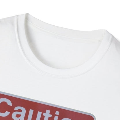 Caution, Karmic Poo, Unisex Softstyle T-Shirt - Psychonaut Swag