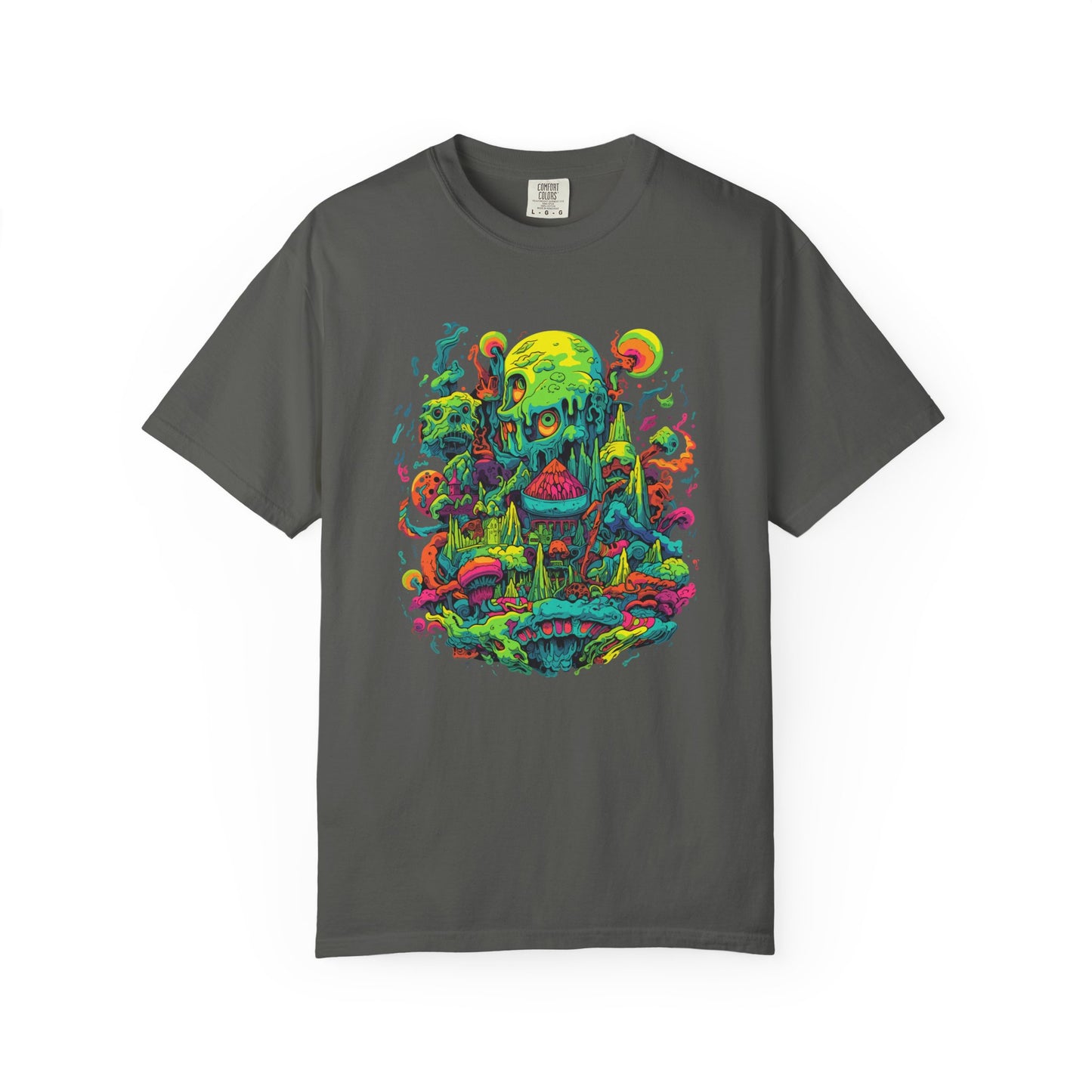 Psychedelic Dream Graphic T-Shirt — Sticky Trippy Art Tee