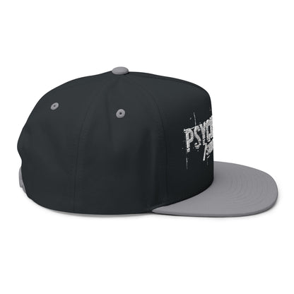 Flat Bill Cap (Psychonaut) - Stylish Embroidered Snapback, Perfect for Streetwear, Festivals, Casual Outings, Gifts