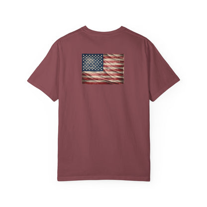 We the People/flag,  Unisex Garment-Dyed T-shirt - Psychonaut Swag