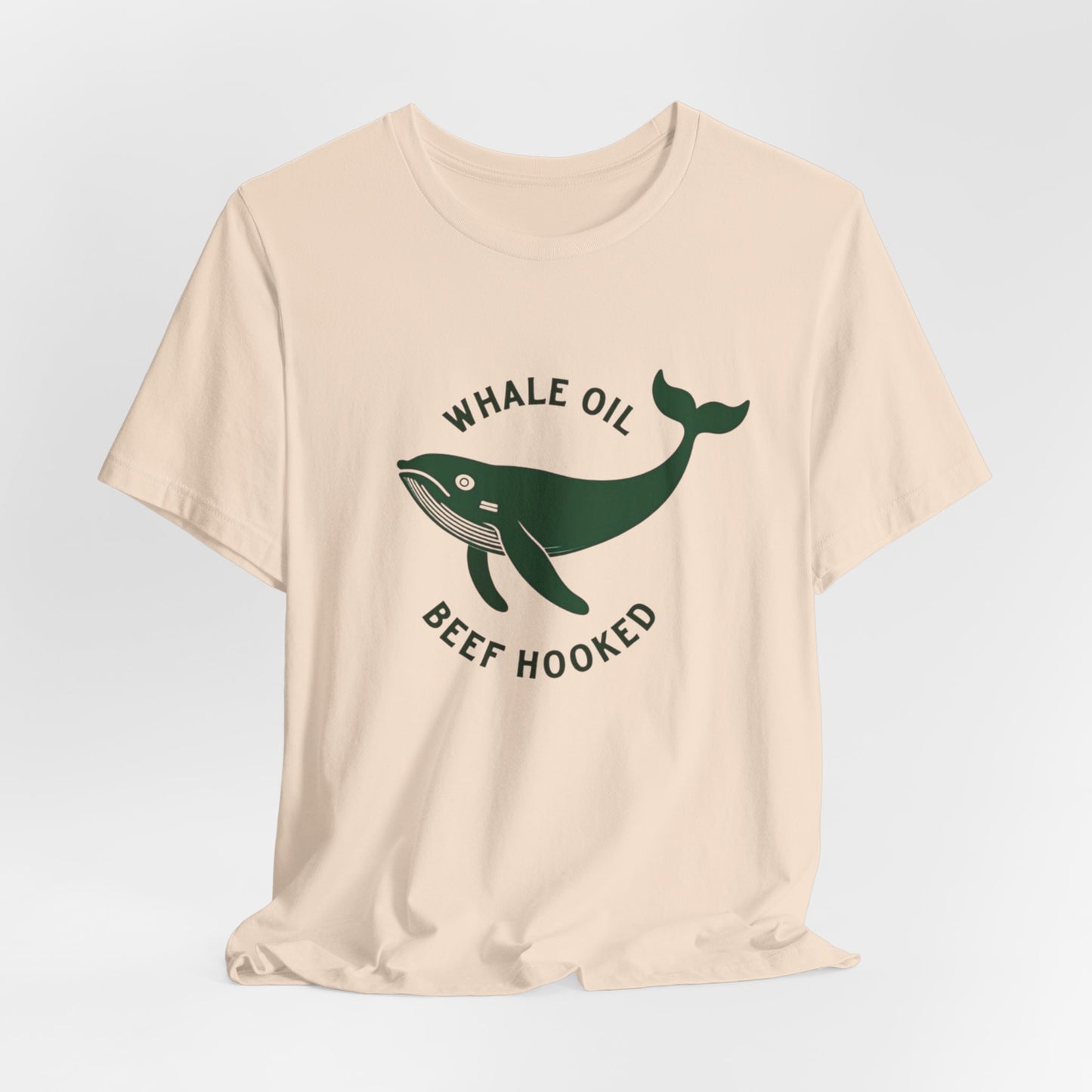 Whale Oil Beef Hooked, Unisex Jersey Short Sleeve Tee