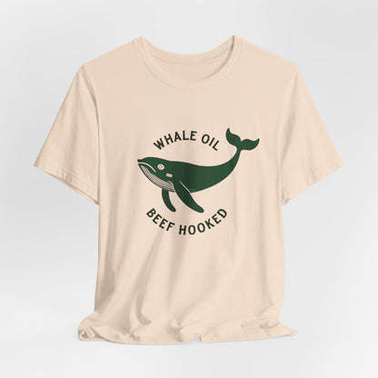 Whale Oil Beef Hooked, Unisex Jersey Short Sleeve Tee