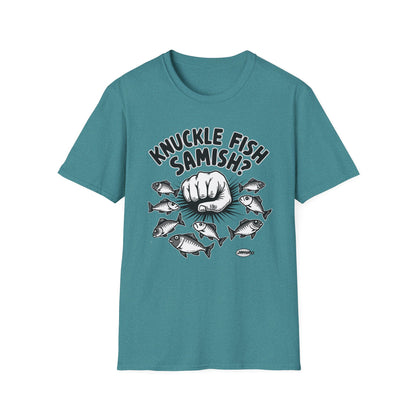 Knuckle Fish Samish,  T-Shirt, Perfect for Anglers, Gift for Fishermen, Casual Wear, Outdoor Activities, Humor Shirt