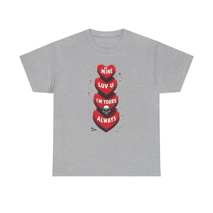 Heart stack,  Heavy Cotton Tee