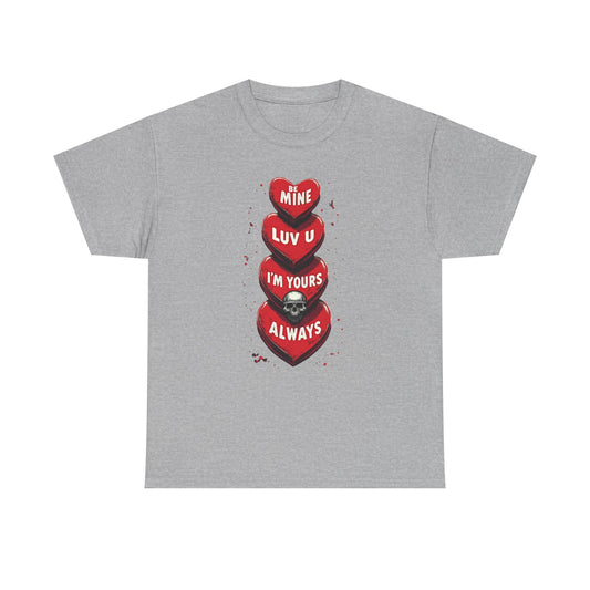 Heart stack,  Heavy Cotton Tee