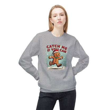 Gingerbread 'Catch Me If You Can' Crewneck Sweatshirt