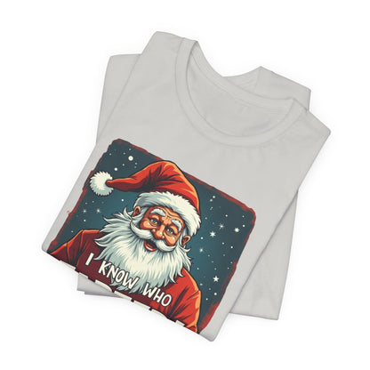 Funny Christmas T-Shirt – Vintage Santa "I Know Who Farted!" Holiday Tee