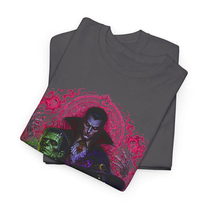 Mystic Vampire Trio T-Shirt — Gothic Rainbow Horror Art Tee